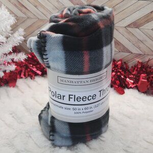 Manhattan Heights Polar Fleece Throw (100% Poly; 50" x 60") Blanket